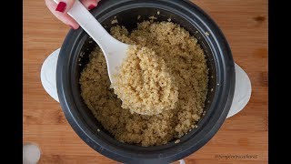 ¿Cómo cocinar quinoa en olla arrocera [upl. by Elagibba]