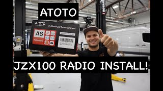 INSTALLING RADIO INTO JZX100 ATOTO A6 [upl. by Schweiker]