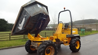 Barford SX6000 6 Ton Swivel Skip Dumper [upl. by Saleem46]