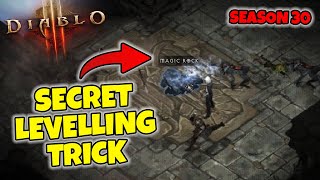 Must Know SECRET Magic Rock Trick Diablo 3 Season 30  Darkening of Tristram [upl. by Naerol]