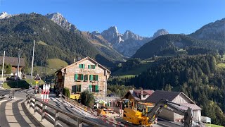 🇨🇭Golden Pass Railway 💫 Road from Gstaad to Montreux 💫 Were going down💫 1 [upl. by Nalda725]