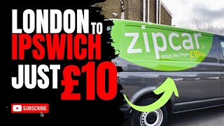 Zipcar Journey London to Ipswich for £6 [upl. by Nidraj]