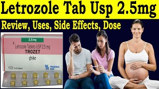 Letrozole tablets Usp 25 mg uses  Review Trozet 25 mg uses in urdu  Uses Side Effects Dose [upl. by Anoyek]