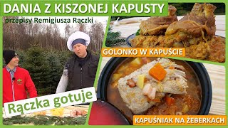 Rączka gotuje kapuśniak na żeberkach golonko w kapuście [upl. by Yenruoj]