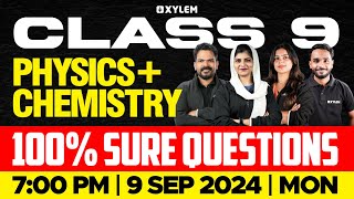 Class 9  Physics  Chemistry  Onam Exam  100 Sure Questions  Xylem Class 9 [upl. by Elodie]