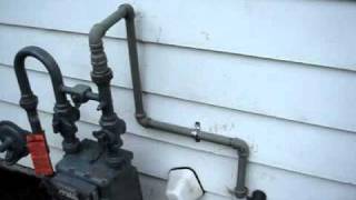 High efficiency gas furnace terminations and and A425 gas meter [upl. by Hollenbeck]