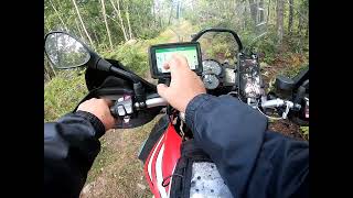 Sebago Lake Area Maine  ATV Trails on Big Bikes [upl. by Vogele]