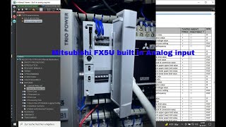 FX5U Onboard Analogue Input Scaling Mitsubishi Melsec [upl. by Kelci]