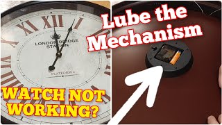 How to Repair Not working wall clock Mechanism servicing [upl. by Harol]