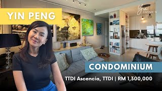 HOME REVEAL 101  TTDI ASCENCIA  CONDOMINIUM  RM 1300000 ttdi [upl. by Manaker]