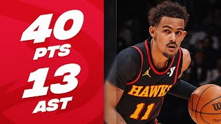 Trae Young Drops DOUBLEDOUBLE On New Years Eve 👏  December 31 2023 [upl. by Otha]