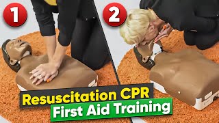 Resuscitation CPR  How To Do CPR  First Aid Training [upl. by Nylhtak924]