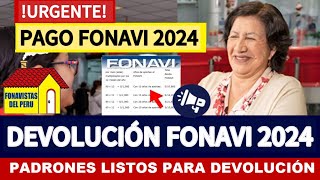 PAGO FONAVI 2024 CLAVES SOBRE LAS NUEVAS DEVOLUCIÓNES DE APORTES JUBILADO5 ONP [upl. by Logan]