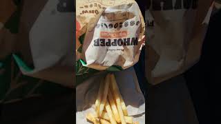 Burger King Whopper Combo Meal Review Part 1 foodshorts burgerking whopper [upl. by Delorenzo847]