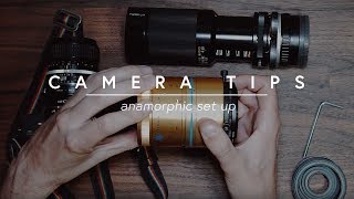 How to Set up an Anamorphic Lens Plus Post Production [upl. by Eenahpets]