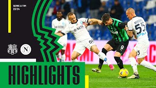 SassuoloNapoli 16  Highlights 2324 [upl. by Carry]