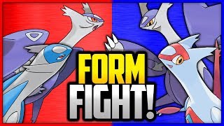 Mega Latios vs Mega Latias  Pokémon Form Fight [upl. by Nednal916]