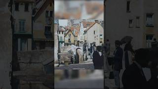 Chartres France in 1921  Restored Footage [upl. by Furie]