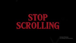 How to Stop Scrolling [upl. by Fabrianna103]