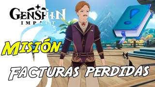 Ⓜ️Recuperar las Facturas 12💠 GENSHIN IMPACT🐼 Misión Secundaria [upl. by Treble]