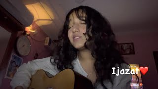 Ijazat  Female guitar cover [upl. by Yrhcaz546]