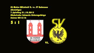 Kreisliga A  2015167Spieltag  SG Motor Wilsdruff 2  SV Rabenau 51 [upl. by Ameluz929]