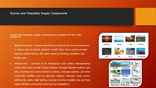 The Tourism and Hospitality Network and Supply Components Part 1 [upl. by Annaeerb455]