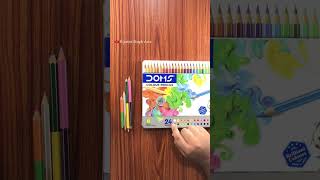 DiffBW DOMS simpleampsupersoft colour pencilDOMS India shorts hindi youtube howtodraw unboxing [upl. by Gris]