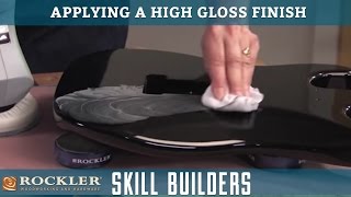 How to Polish a High Gloss Finish  Rockler Skill Builders [upl. by Yelssew]