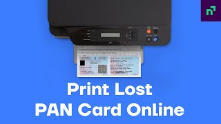 Reprint PAN Card Online  Lost PAN Card  Navi [upl. by Nolram29]