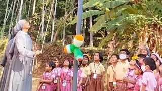 CLELIA BARBIERI HOLY ANGELS EM SCHOOL WADAKANCHERY REPUBLIC DAYvandemataram republicday [upl. by Deach546]