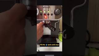 How To Descaling  Coffee Machine  Gaggia Carezza Deluxe shorts [upl. by Tubb]