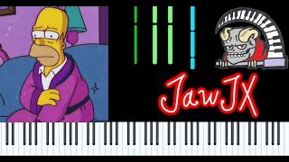 Powfu  quot I Cant Sleep quot Piano Chorus Midi Synthesia Lesson How To Play Easy Tutorial Beginner [upl. by Harhay506]