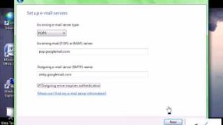 How to Setup Windows Mail in Windows Vista [upl. by Ateiluj]