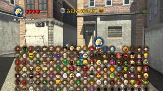 LEGO Marvel Super Heroes  Financial Area 100 All Collectibles  Gold BricksTokensMissions [upl. by Latif290]