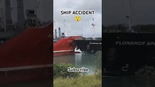 Ship accident 😲shorts ytshort [upl. by Lexine]