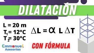 FÍSICA Problemas de Dilatación Lineal Coeficiente de Dilatación Ejercicios paso a paso física [upl. by Aissilem741]