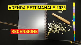 Agenda Settimanale 2025  Recensione [upl. by Wallraff]