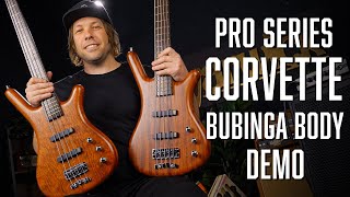 Unleashing the Mighty Bubinga Bass Warwick ProSeries Corvette 4 amp 5String Demo  w Kade Turner [upl. by Meriel]