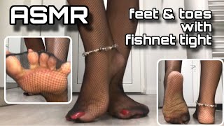 ASMR relax feet with fishnet tight [upl. by Griffis861]