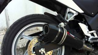 HONDA CBR 250R Tiger Exhaust Systems GPm3  800 [upl. by Katonah]