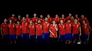 La Roja Baila Himno Oficial de la Selección Española Videoclip Oficial [upl. by Anwahsad]