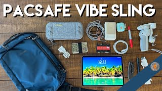 pacsafe Vibe 325 Crossbody Sling Bag Review and Full Walkthrough [upl. by Alidis]