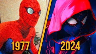 Evolution of SpiderMan in Movies amp TV Series 1977  2024 [upl. by Nissy]