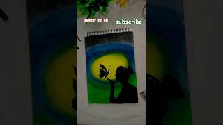 beautiful painting on paper shorts youtubeshorts art [upl. by Gazzo]