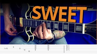 The SWEETEST Slow Blues GUITAR SOLO with TABS [upl. by Kyd664]