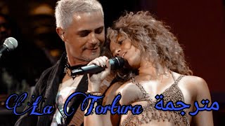 Shakira Alejandro Sanz La Tortura Live مترجمة ❤️ [upl. by Llacam]