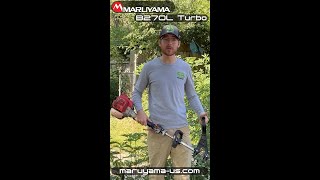 SB Mowing Explains The Maruyama B270L Turbo Trimmer [upl. by Barvick]