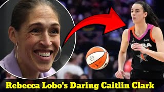 WNBA Legend Rebecca Lobos Daring Caitlin Clark Take After AllStar Game Turns Heads [upl. by Esnohpla60]