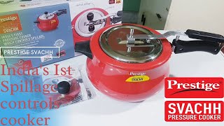 ⭐Prestige pressure cooker Review amp unboxing⚡5lt svachh handi cooker [upl. by Bartle]